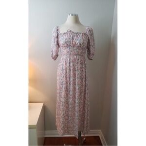 Faithfull the brand maurelle midi dress size s